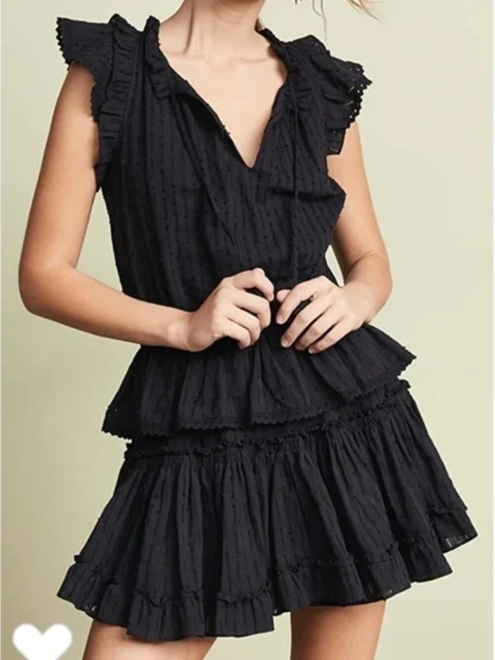 Misa Los Angeles Lillian Black Mini Dress Size L - Picture 2 of 12